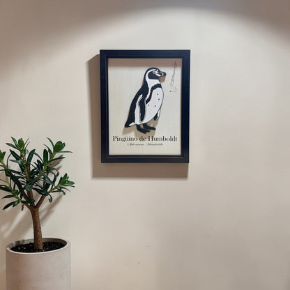 Pingüino de Humboldt - Cuadro en Relieve