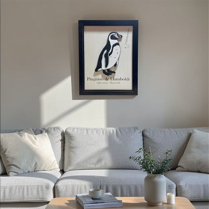 Pingüino de Humboldt - Cuadro en Relieve